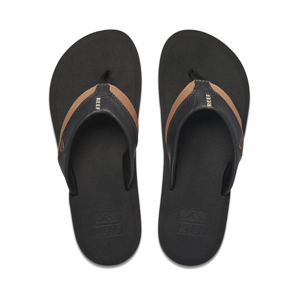 Reef Cushion Dawn Men's Comfort Sandals, Black/tan - 9 Medium