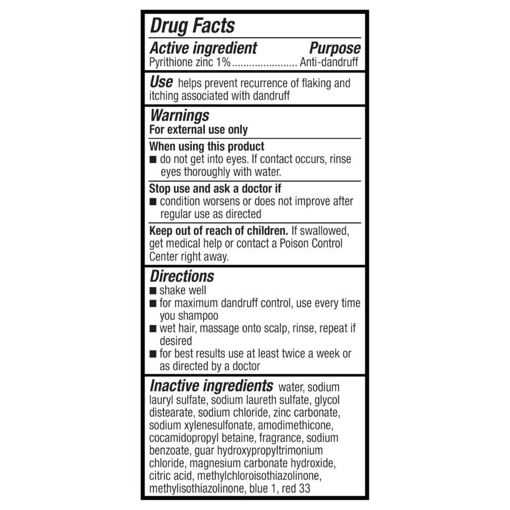 Amazon Basics 2-in-1 Anti-Dandruff Shampoo and Conditioner for Itchy Scalp,  12.5 Fl Oz, 6-Pack