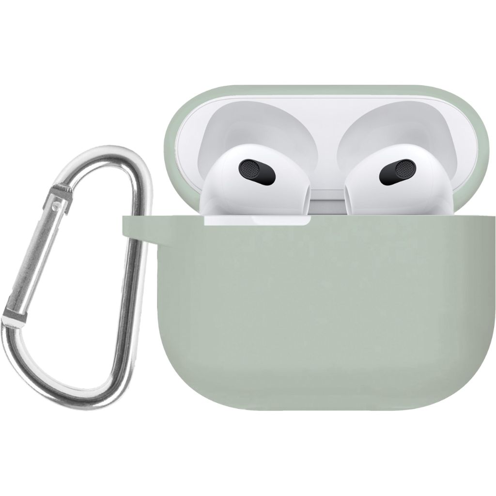 Hype Silicone Airpods Case Cover for AirPods 3rd Gen and AirPods Pro - Mint Green