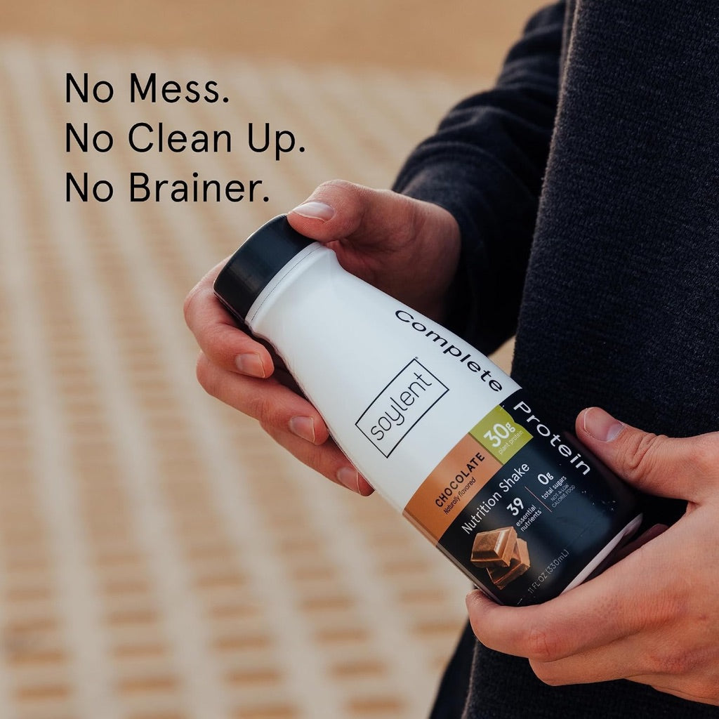 Soylent Plant-Based Complete Protein Shake - Chocolate, 11 fl. oz (12 Pack)