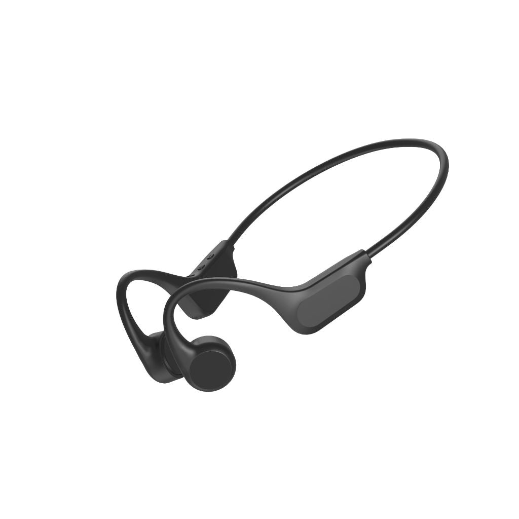 Piegricdiat Bone Conduction Bluetooth Headphones Built-in MP3 32G Memory - Black