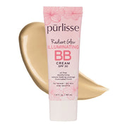 Pūrlisse Radiant Glow Illuminating BB Cream with SPF 30 - Light Medium (1.4 oz)