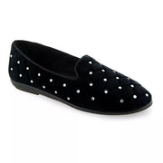 Aerosoles Women's Betunia Loafers - Black Quilted Velvet, Size 7.5W