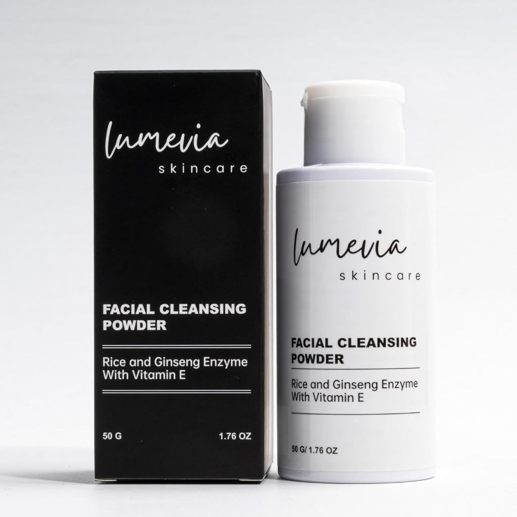 Rice and Ginseng Enzyme Powder Facial Cleanser with Vitamin E, Gently Exfoliates, Hydrating, No Added Fragrance. 50g / 1.76 oz