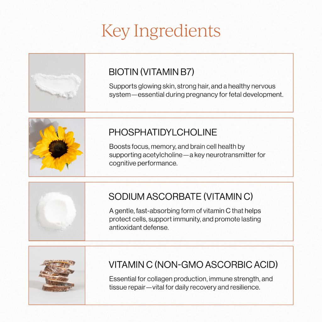 CYMBIOTIKA Liposomal Vitamin C Supplement, Orange Vanilla Flavor, 28 x 15 mL Liquid Packets