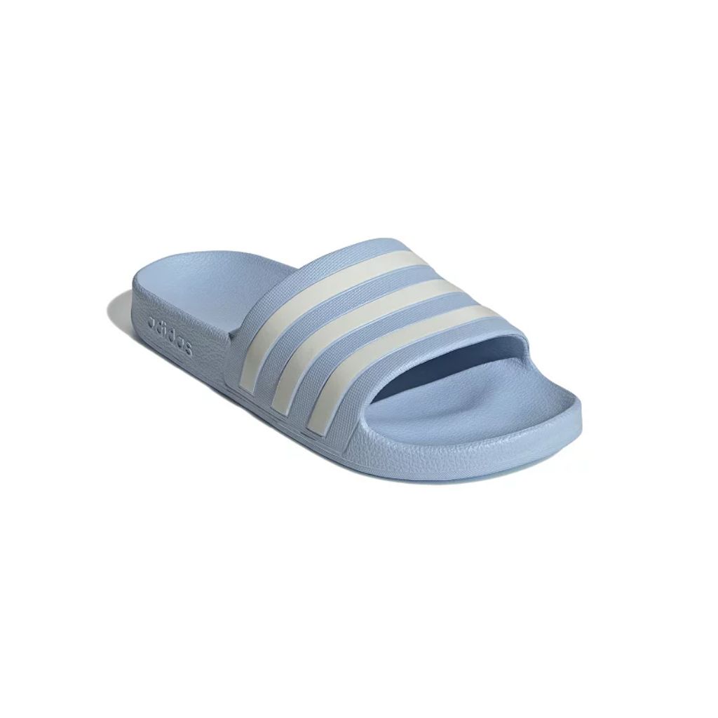 adidas Unisex Adult Adilette Aqua Slide Sandal - Glow Blue 5