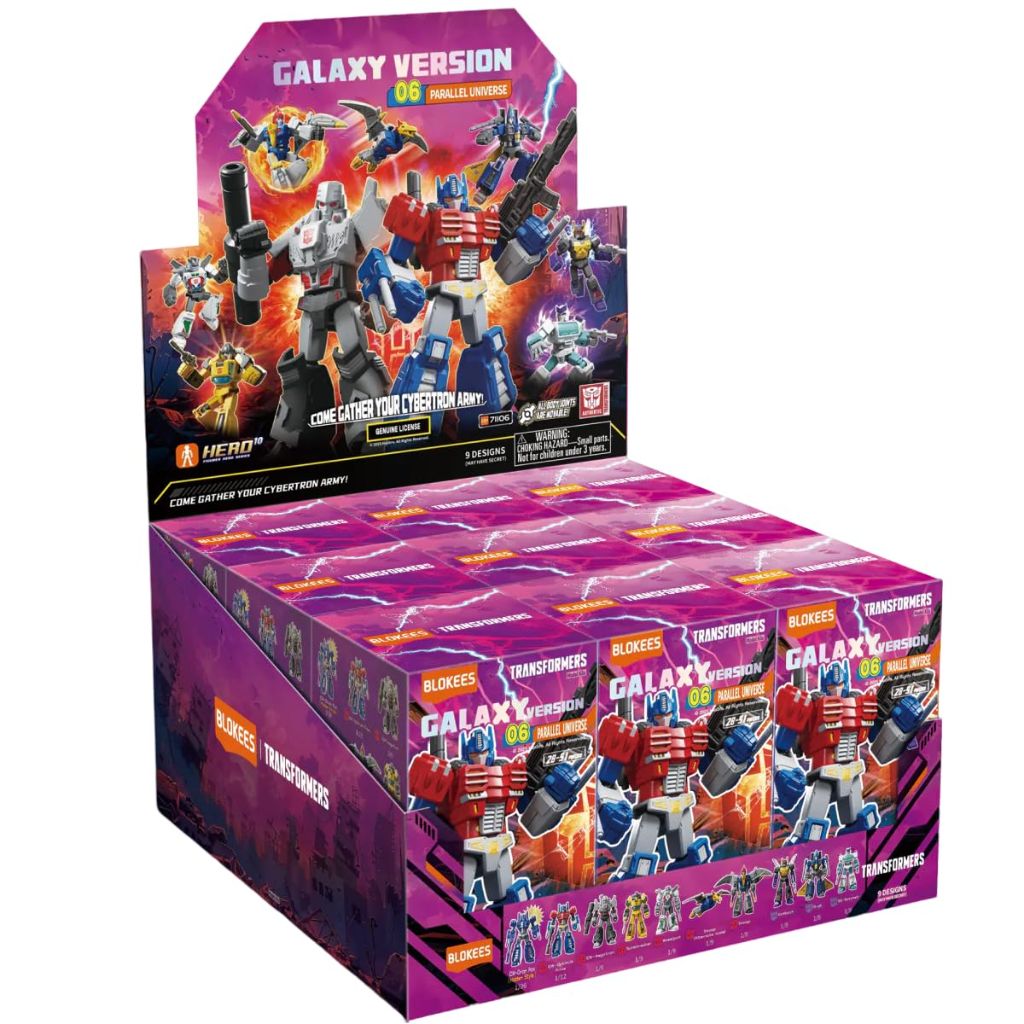 BLOKEES Transformers Galaxy Version 06 Parallel Universe Blind Box