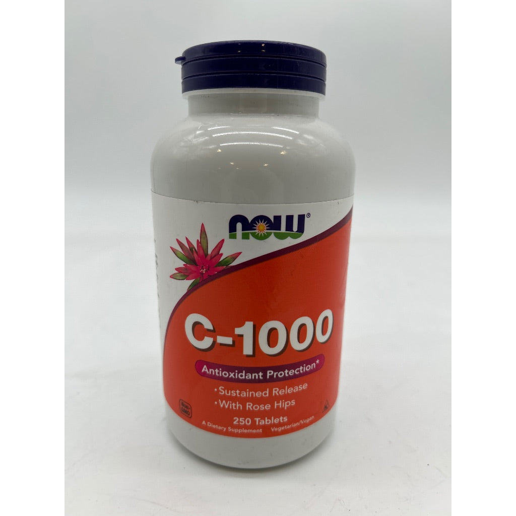NOW Foods Vitamin C-1000 for Antioxidant Protection, 1000mg, 250 Tablets