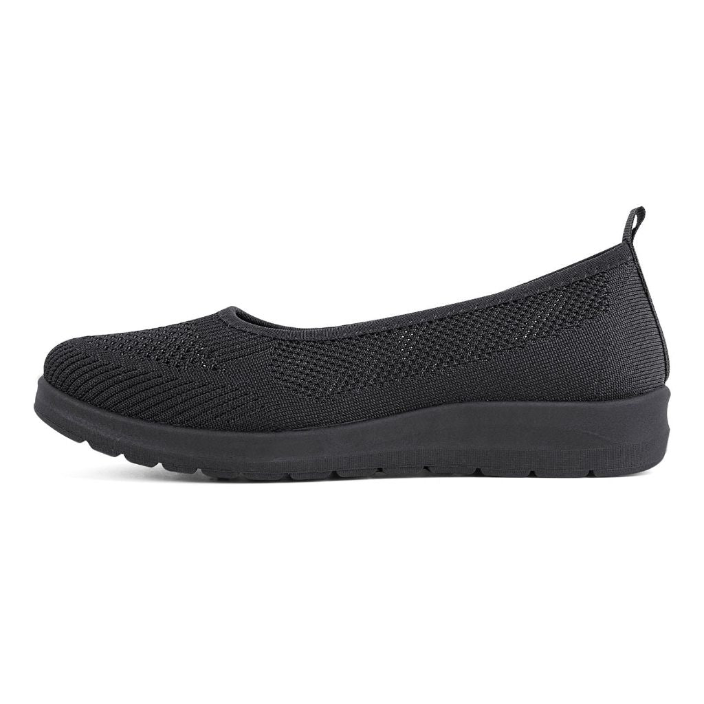 MUSSHOE Slip-on   Walking Shoes Classic Casual Breathable Lightweight Loafers Flats Black 9.5