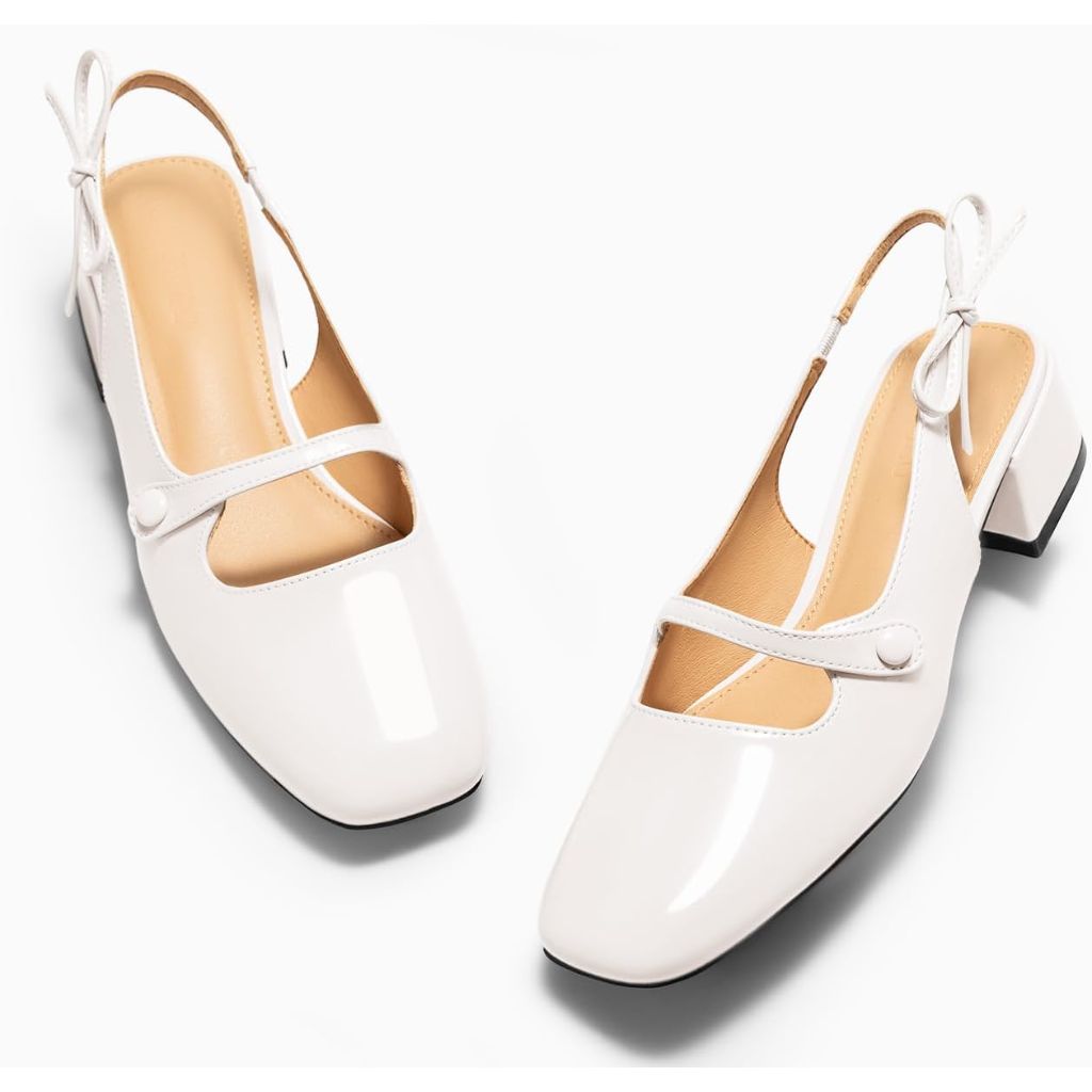 SZ 7.5 Coutgo Women's Mary Jane Shoes Slingback