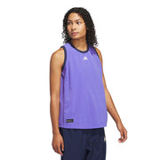 Adidas Women's Select AWB Woven Basketball Tank Top, Cobalt Blue/Night Indigo, Large