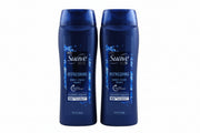 Suave Men's Refreshing Body + Face Wash - Cedarwood & Mandarin, 18 fl. oz. (2 Pack)