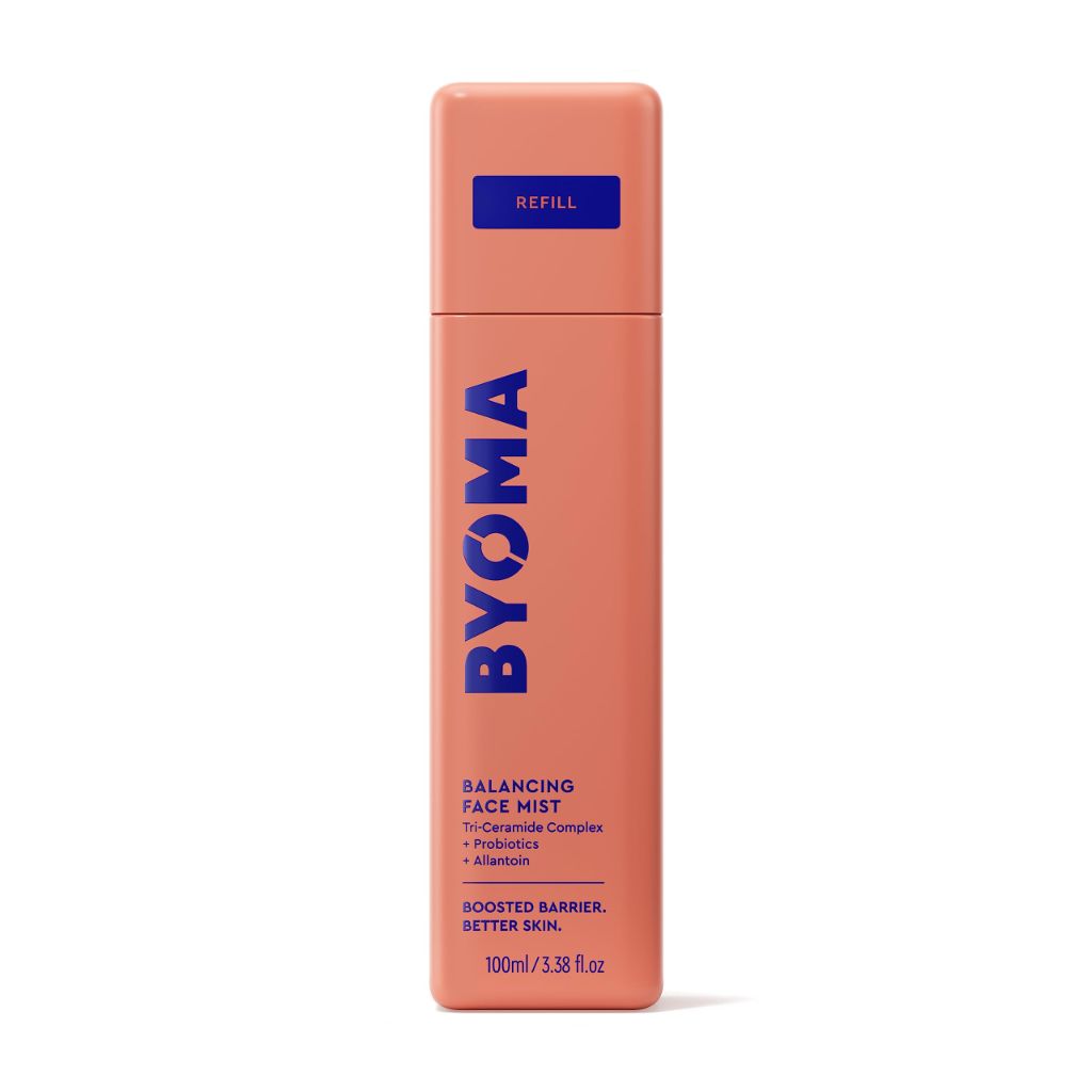 BYOMA Balancing Face Mist Refill - pH Balanced Face Toner with Ceramides, Probiotics & Allantoin - 3.38 fl. oz Refill
