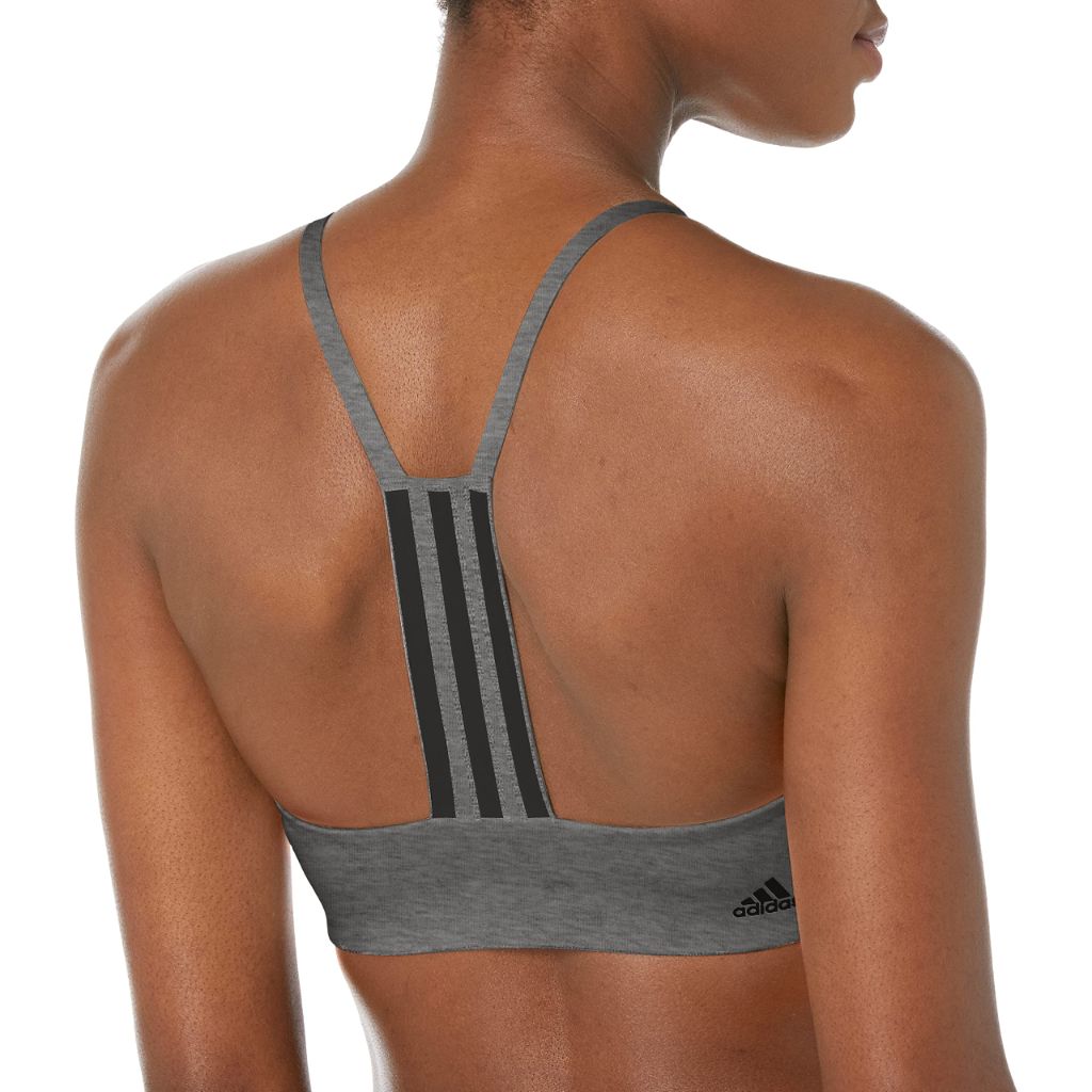 SZ SDD, Adidas Women's Standard Training Light Support Better Level Bra, Dark Grey