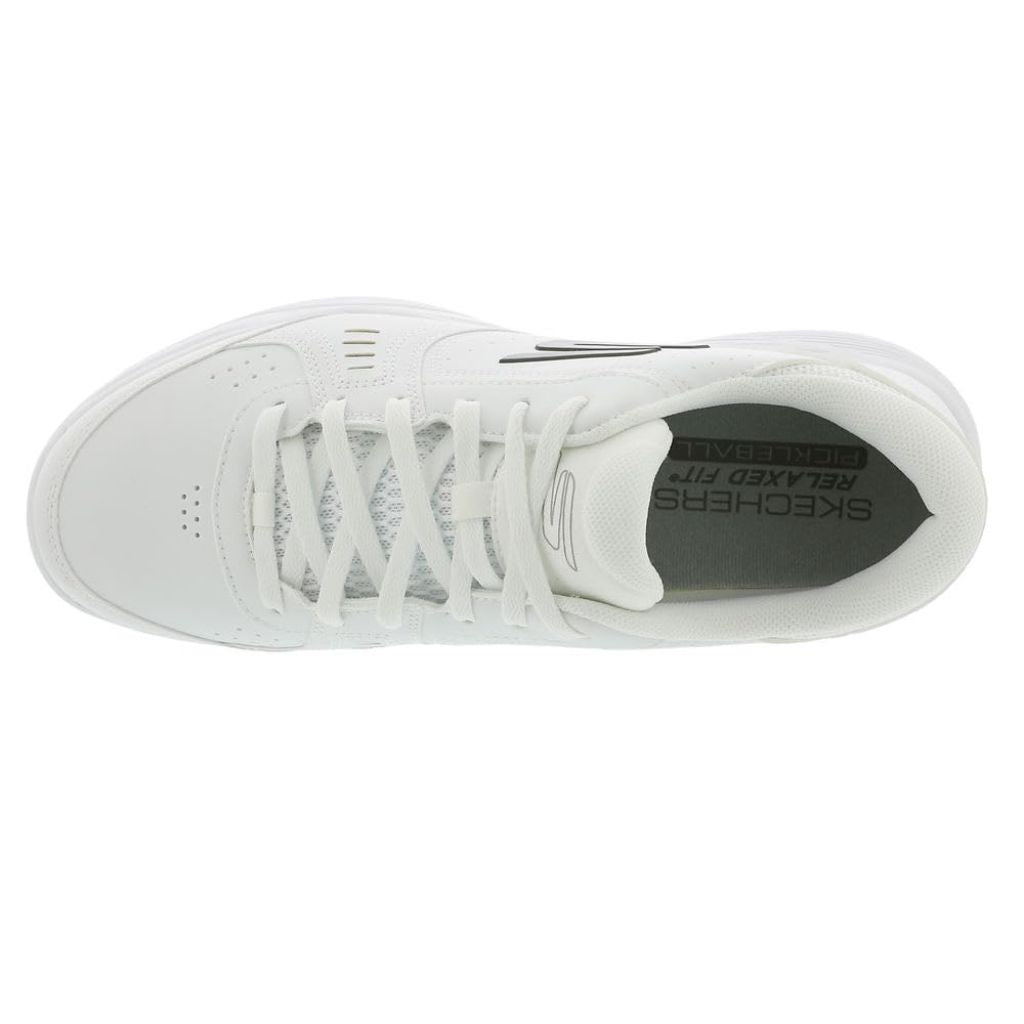 Skechers Men's Viper Court Smash Pickleball Sneaker, White, SZ  9.5 X-Wide