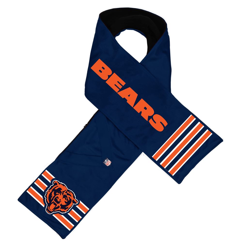 Littlearth NFL Chicago Bears Hero Jersey Scarf, Team Color, 60" Length x 7.5" Width