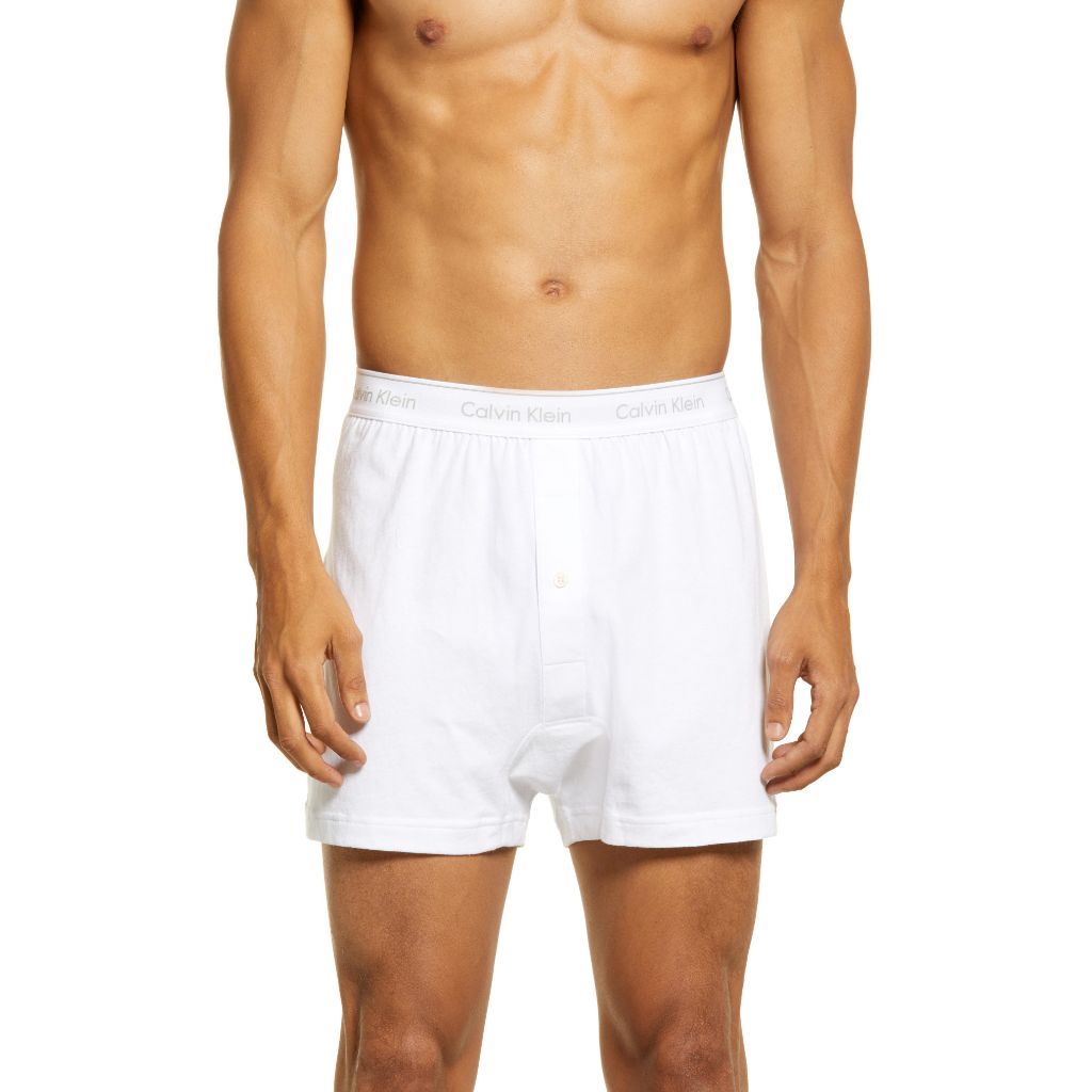 Calvin Klein Men s Cotton Classics Multipack Knit Boxers - L