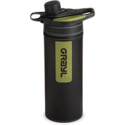 GRAYL GeoPress 24 oz Water Purifier Bottle - Filter for Hiking, Camping, Survival, Travel (Black Camo)