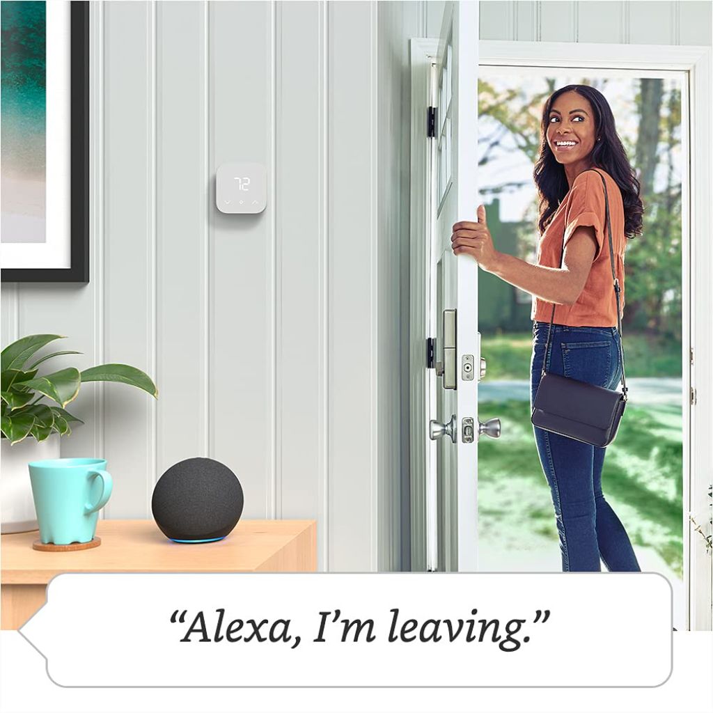 Amazon Smart Thermostat – Works with Alexa and Ring (C-Wire Required)