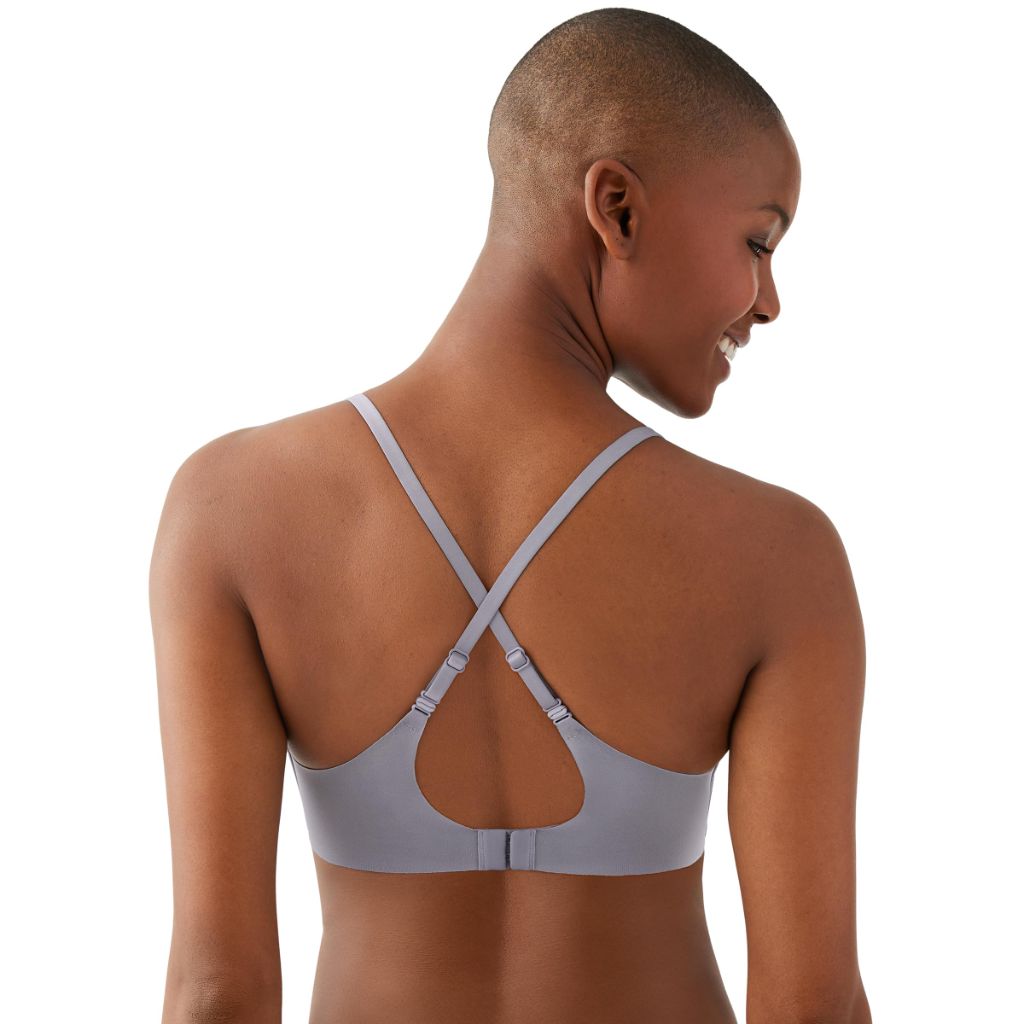 B.tempt'd by Wacoal Women's Spotlight Lightly Padded Wire Free T-Shirt Bra, 956293, Quicksilver, 40D