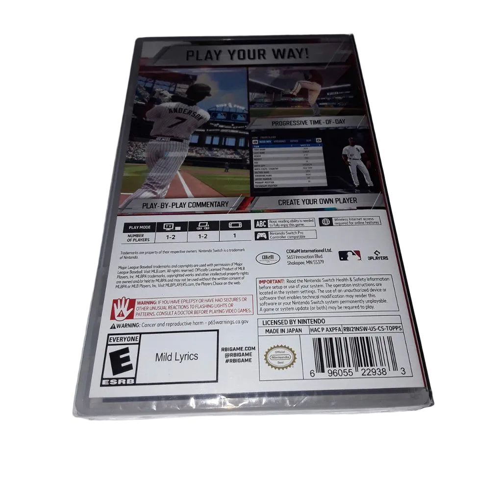 RBI BASEBALL 21 NINTENDO SWITCH