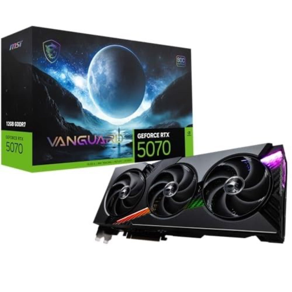 MSI VANGUARD GeForce RTX 5070 Graphics Card RTX 5070 12G VANGUARD SOC