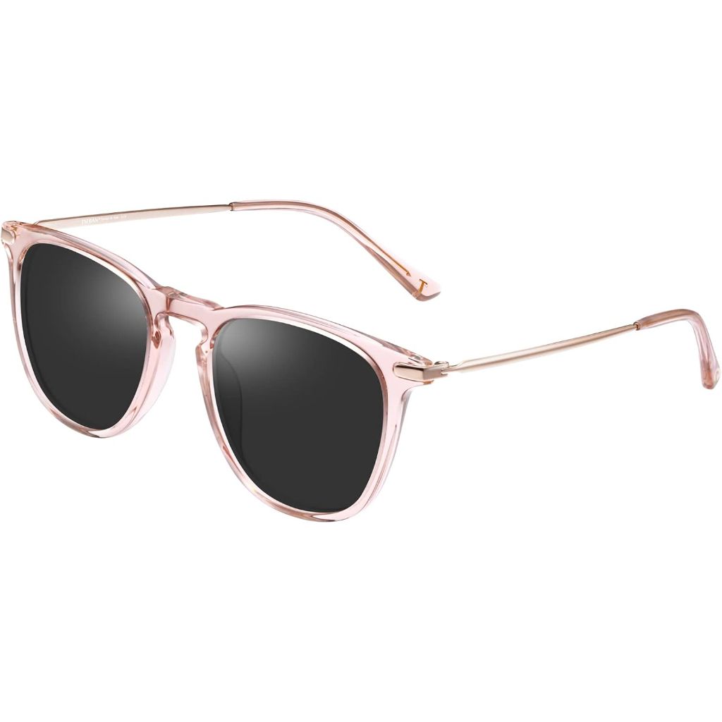 Trendy Polarized Sunglasses for Women 100% UV Protection, Outdoor Driving Sunnies Italy Acetate Frame Eyewears