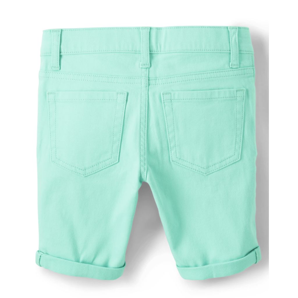 The Children's Place,Solid Skimmer Shorts,Mellow Aqua,8