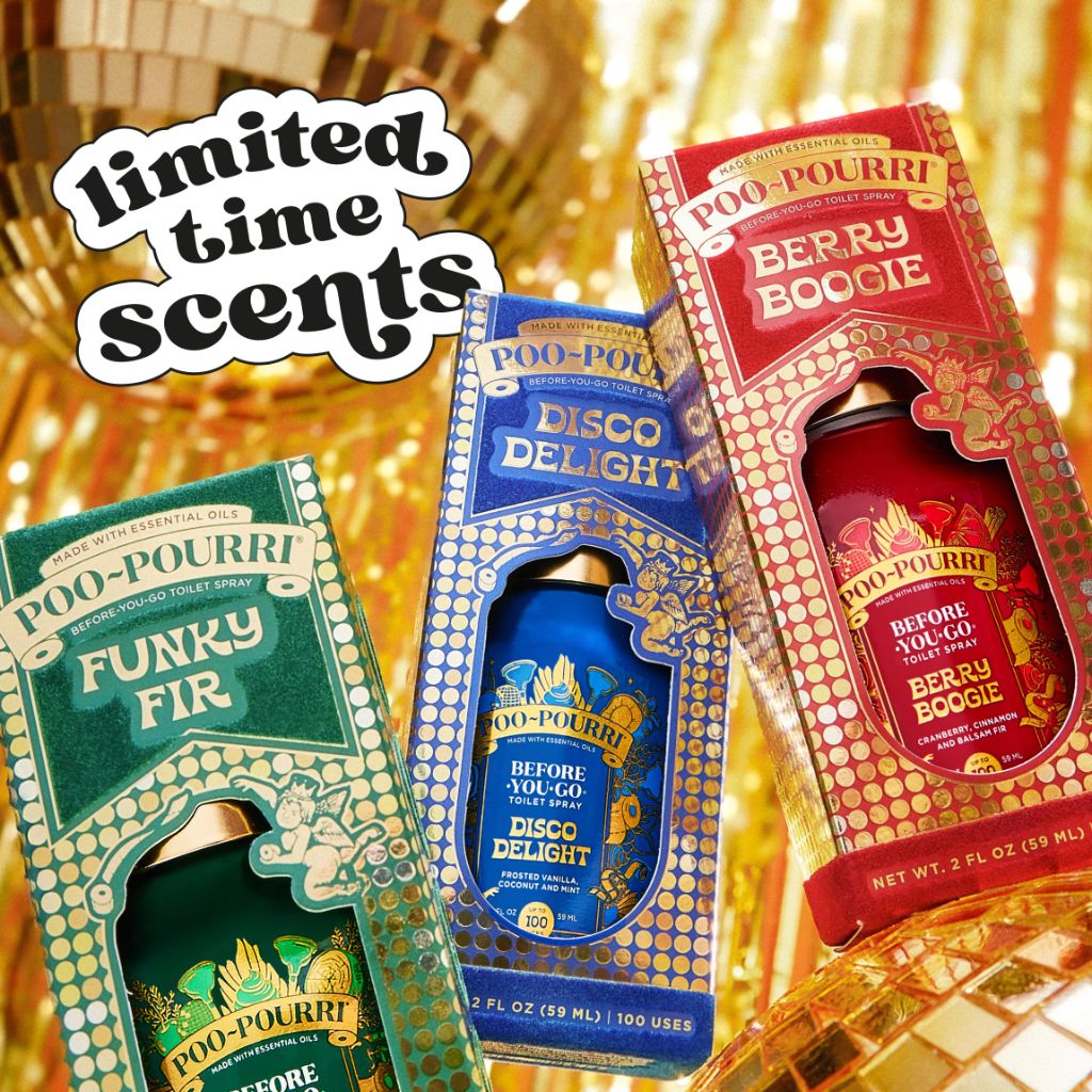 Poo-Pourri Holiday Before-You-Go Toilet Spray - Berry Boogie, 2 fl. oz.