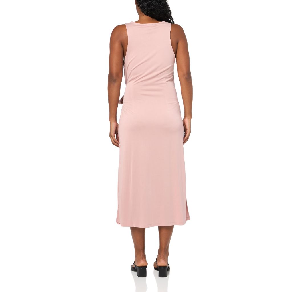 Nautica Women's Sleeveless Midi Dress, Bridal Rose, L