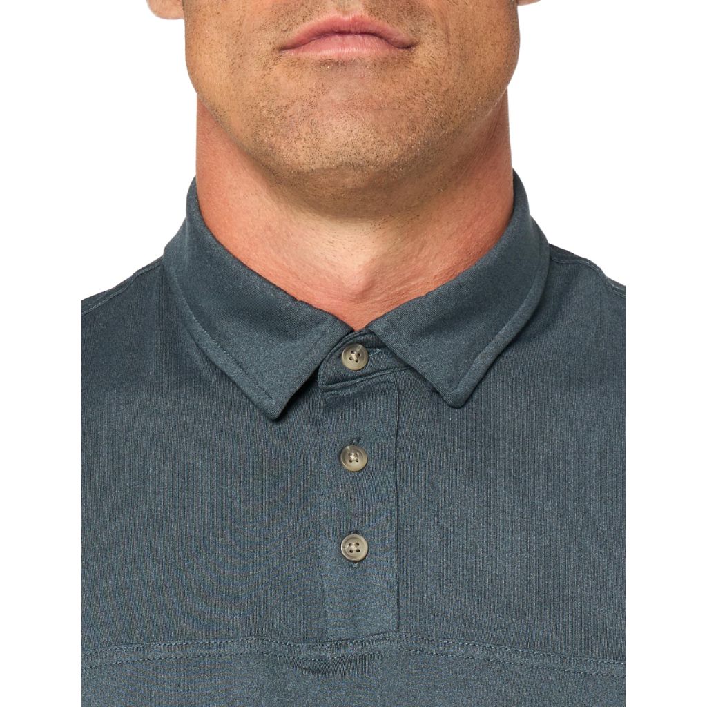 SZ L, UB TECH- Short Sleeve Tech Sanded Jersey Polo | Olympus Green
