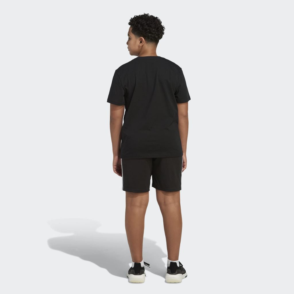 adidas Boy's Short Sleeve Aeroready Performance Logo T-Shirt - Black, XL