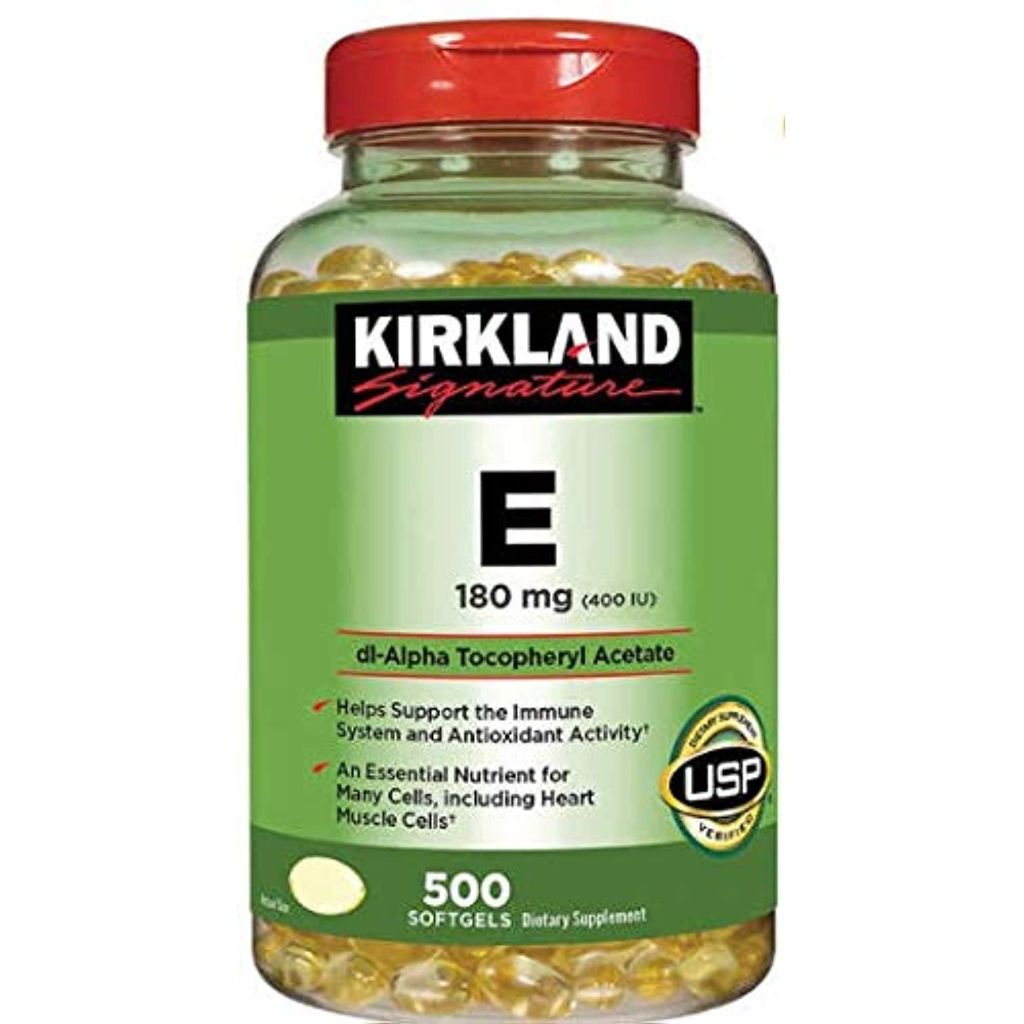 Kirkland Signature Vitamin E 180mg, 500 Softgels