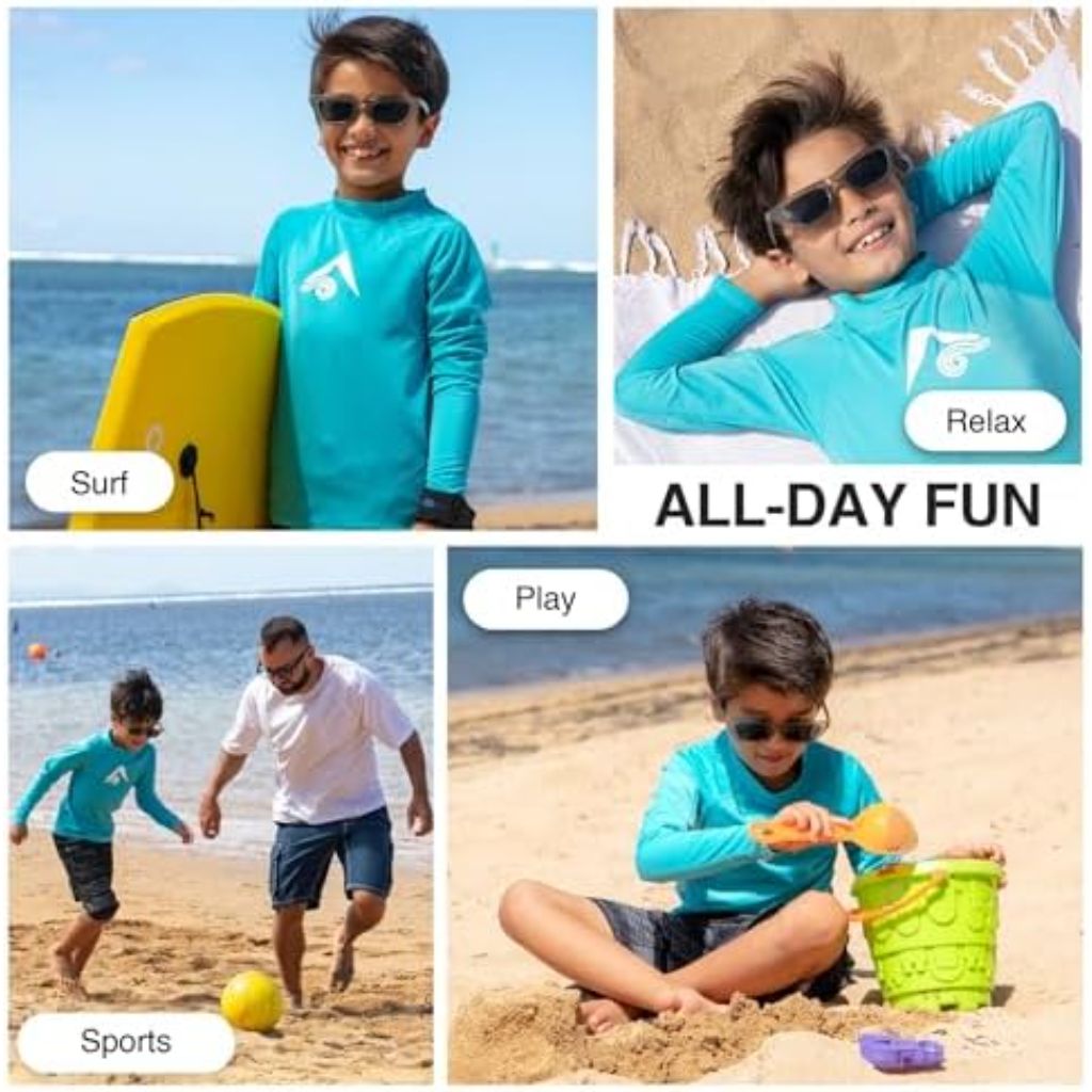 Kanu Surf Boys' Platinum Rashguard