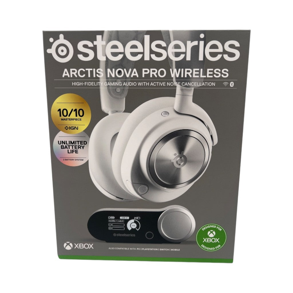 Arctis Nova Pro Wireless Multi Gaming Headset for Xbox Series X|S  Xbox One - White