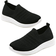 Apawwa Kids Lightweight Slip On Sneakers - Black, Size 6 Toddler