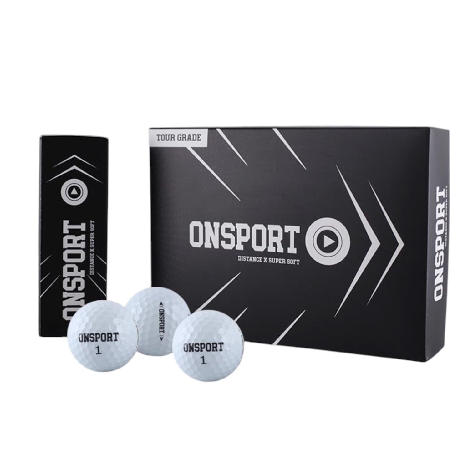 12 Pack Premium Urethane Soft Golf Balls - 2024 Technology for Distance With Soft, Responsive Feel - 3 Layer White