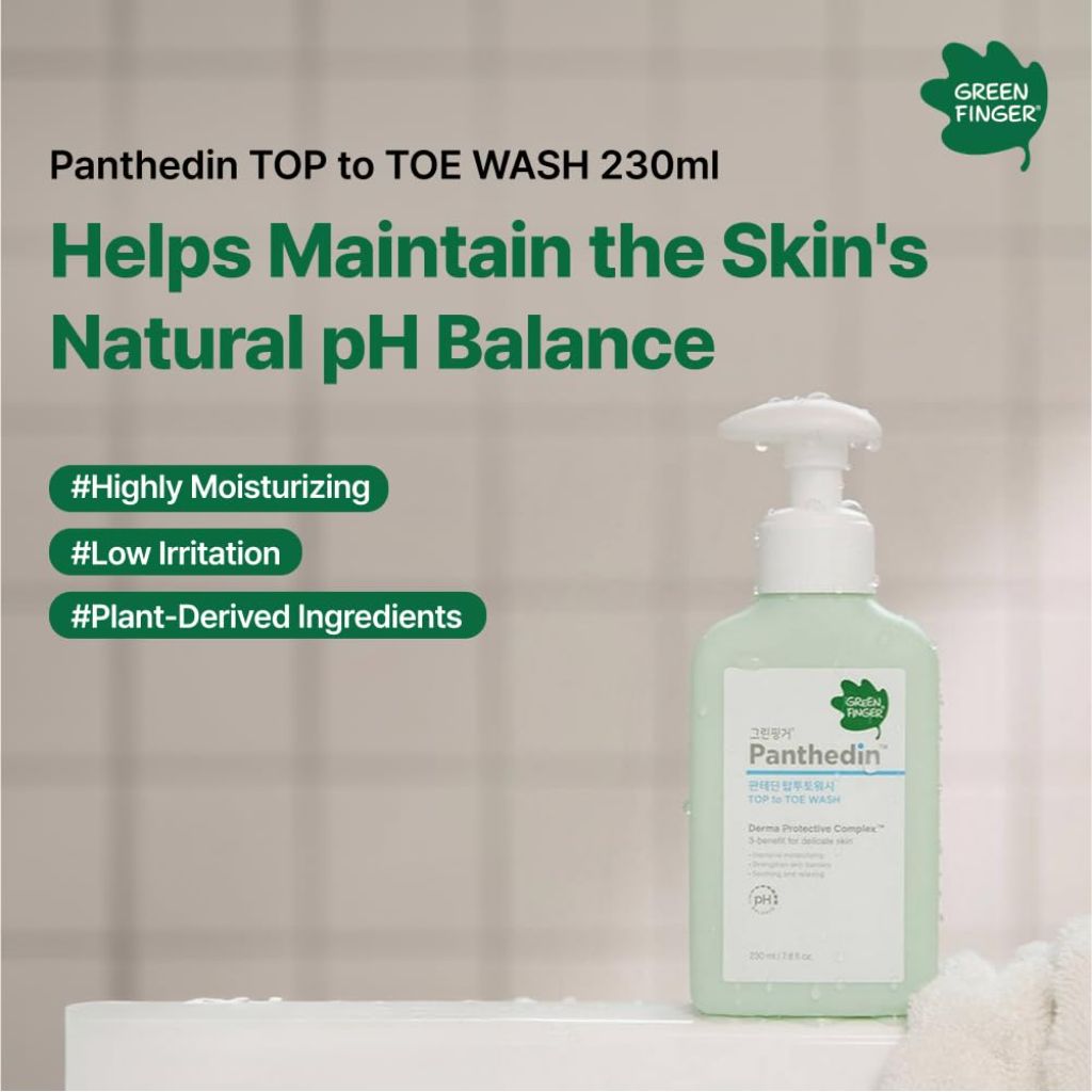 GREEN FINGER Panthedin Top to Toe Wash & Shampoo 7.8 Fl Oz