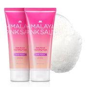 HIMALAYA PINKSALT Daily Scrub Cleansing Foam Gentle Moisture, 6.7 fl oz 2 Pack