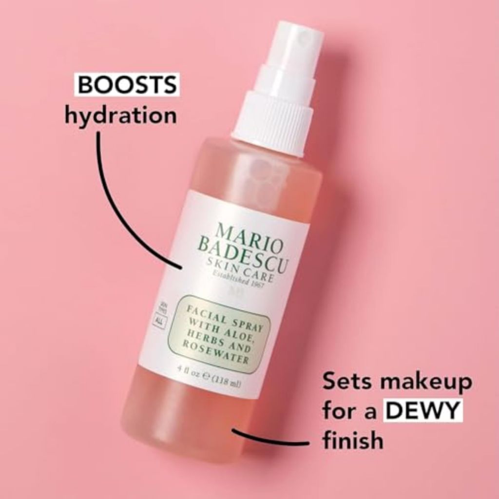 Mario Badescu Facial Spray with Aloe, Herbs, and Rose Water - 4 fl. oz.