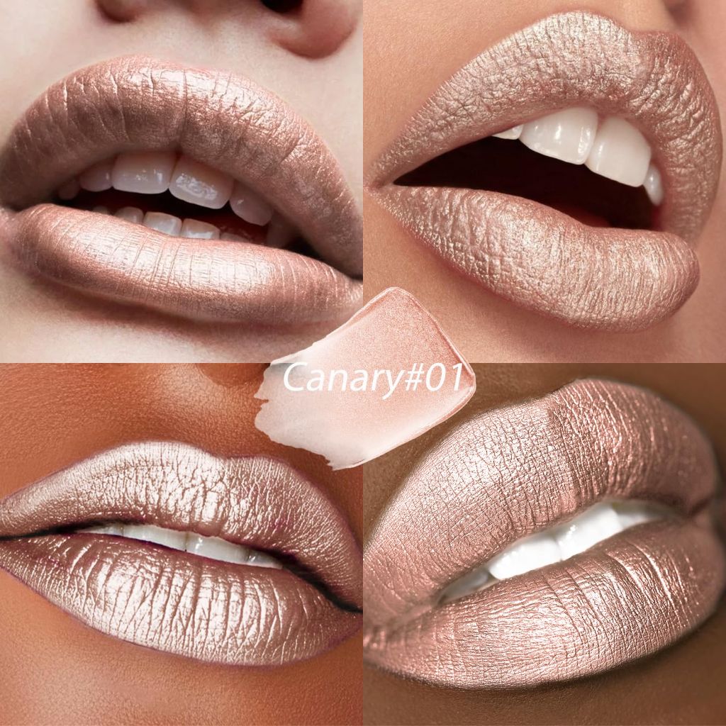Falocutus Metallic 3D Shine Liquid Lipstick, Fearless - 2.5g
