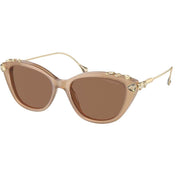 Swarovski SK6010F Asian Fit 2002OK Womens Sunglasses Brown Size 55
