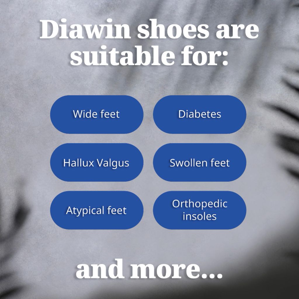 SZ 9.5, Diawin Wide Shoes for Women – Wide Toe Box, Smooth Interior, Breathable Design, Extra Depth