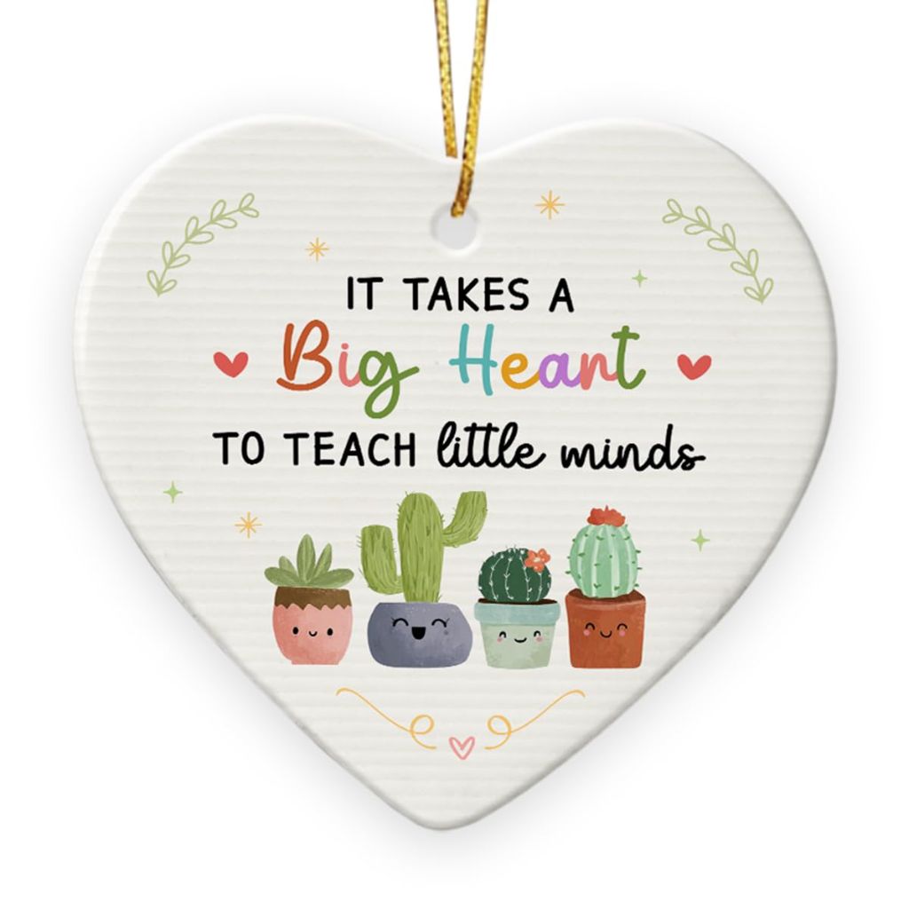 Pre-K Teacher Ceramic Ornament 2026