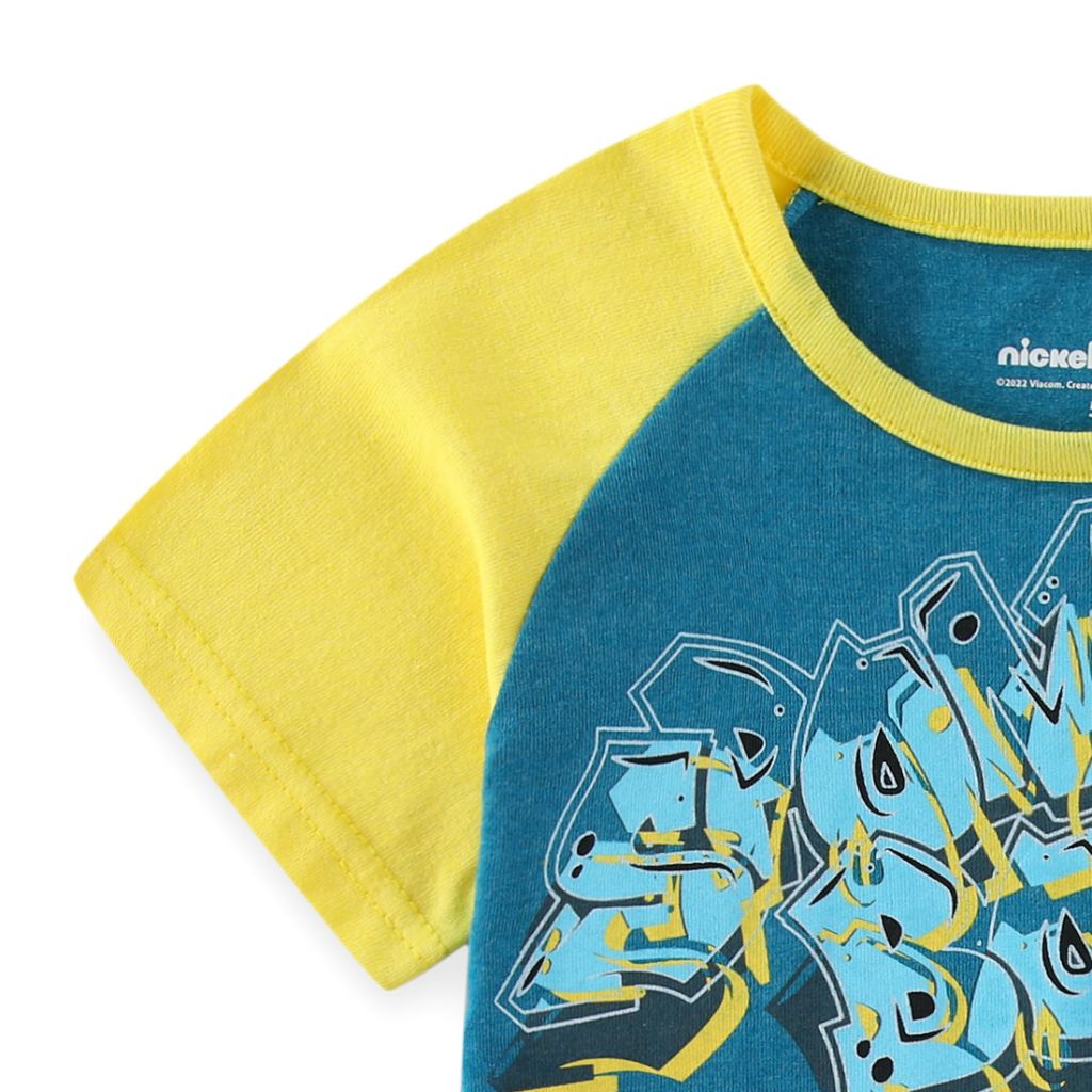 SpongeBob SquarePants Nickelodeon Boys 2 Piece Short Sleeve T-Shirt and Shorts Set for Big Kids, 4