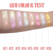 Roll on Festival Body Glitter Gel for Hair, Face, and Body - White #01, 25mL