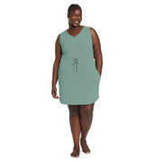 Women's Plus Departure Easy Tank Dress, 2XL, Blue