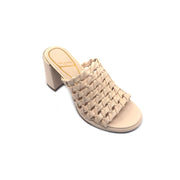 Kenneth Cole Women's Solara Slide Sandal, Cream Leather, 8