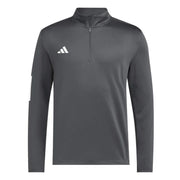 adidas Men's 1/2 Zip Golf Jacket Gray, Size XL