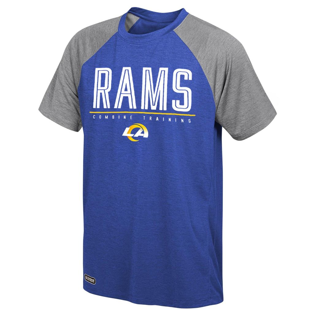 Outerstuff NFL Kids Youth 8-20 Unleashed Primary Logo Short Sleeve T-Shirt (Los Angeles Rams, XL)